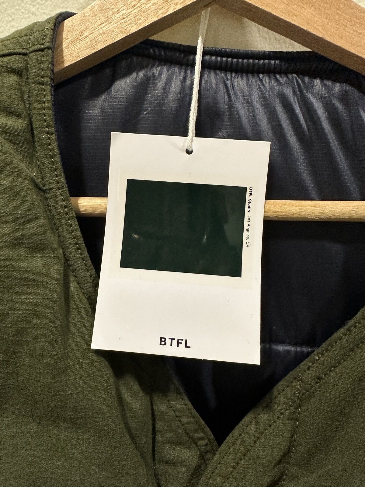 BTFL BTFL REVERSIBLE GILET VEST- MIDNIGHT OD GREEN Size US M / EU 48-50 / 2 - 2 Thumbnail