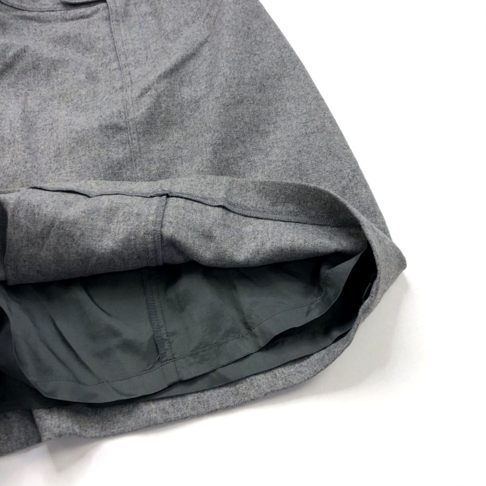 J.Crew J.Crew 4 Women's Zip Flat Lined Midi A-Line Skirt Gray Size 27" / US 4 / IT 40 - 8 Thumbnail