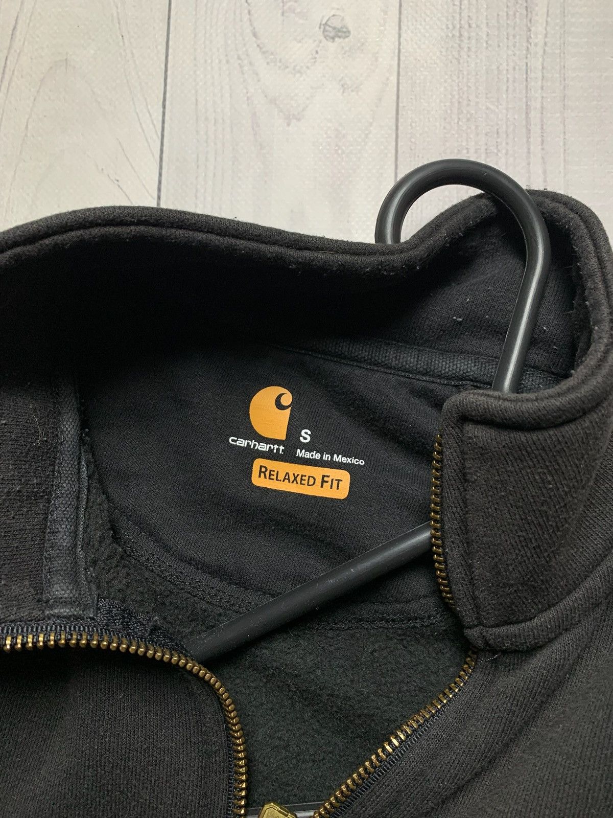 Carhartt Wip × Vintage Vintage Carhartt Wip sweatshirt size S logo black/Brown Size US S / EU 44-46 / 1 - 3 Thumbnail