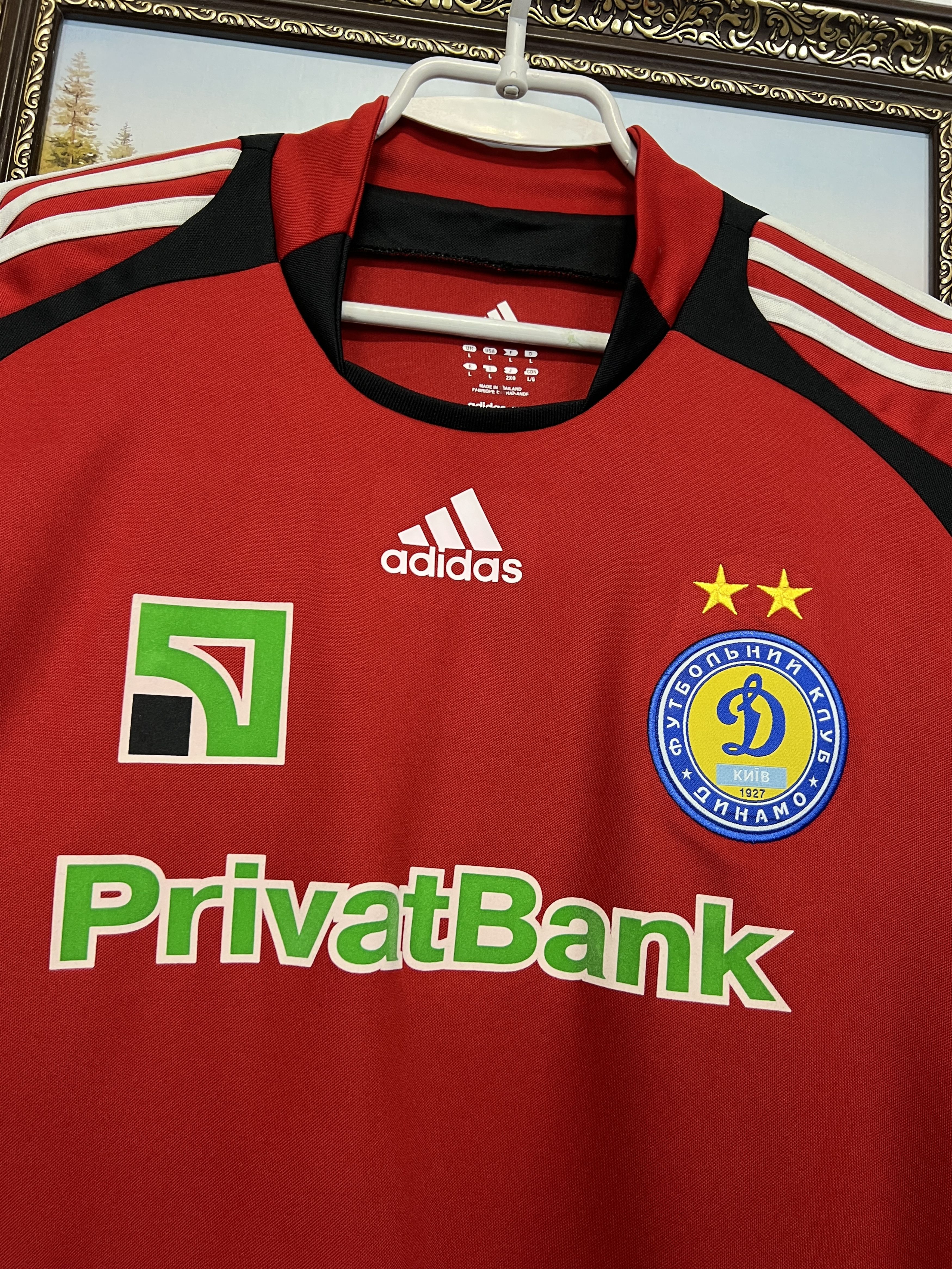 Adidas Dynamo Kiev Goalkeeper football shirt Player Shovkovskyi Size US L / EU 52-54 / 3 - 3 Thumbnail