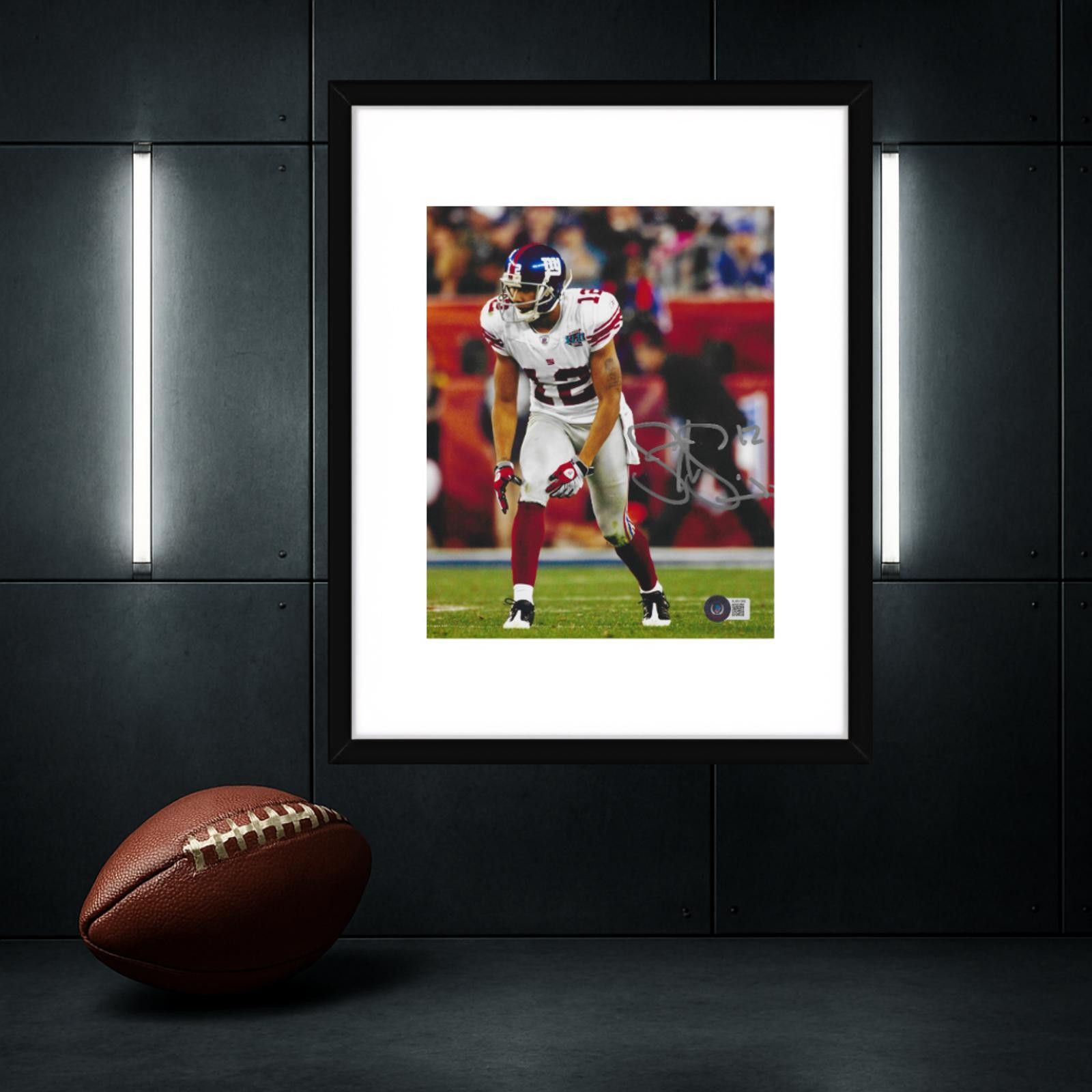 Other Steve Smith Giants Signed 8x10 Photo Hologram W/Frame Size ONE SIZE - 1 Thumbnail