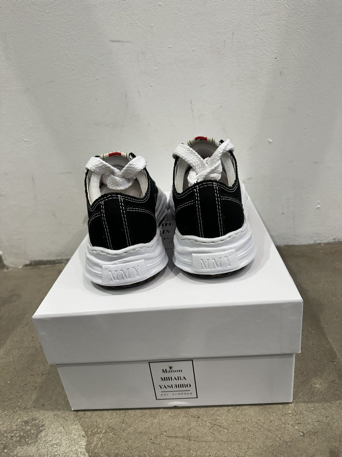 Maison MIHARA YASUHIRO MAISON MIHARA YASUHIRO - Hank Low Black Sneakers Size US 10 / EU 43 - 5 Thumbnail
