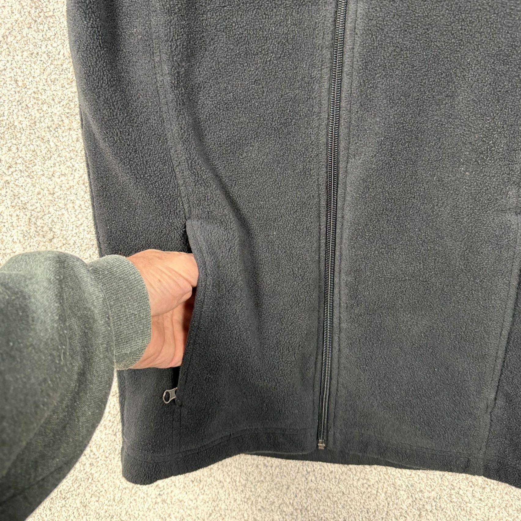 Vintage Columbia Jacket Mens Large Black Full Zip Warm Fleece Outdoor Pockets WB6760 Size US L / EU 52-54 / 3 - 5 Thumbnail