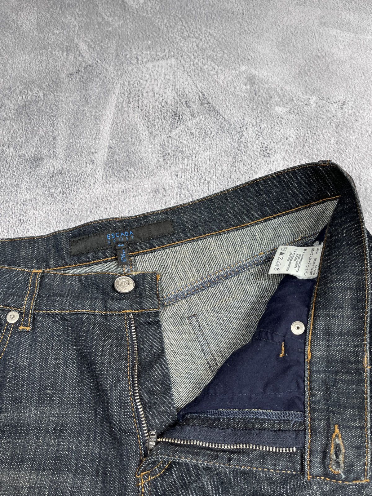 Vintage Y2K Escada straight faded jeans streetwear size 44