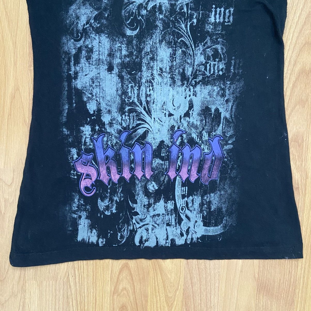 Skin Skin Industries Moto Angel Y2K Vintage T-Shirt Women’s Large Size L / US 10 / IT 46 - 6 Thumbnail