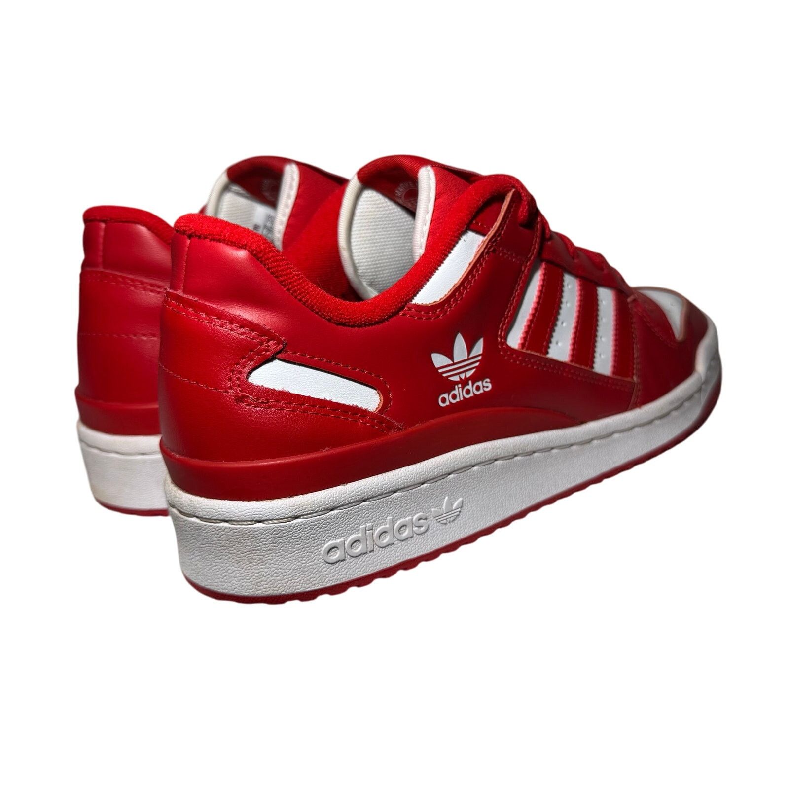 Adidas Adidas Originals FORUM Skateboard Shoes Men LowTop White/Red Size US 11 / EU 44 - 4 Thumbnail