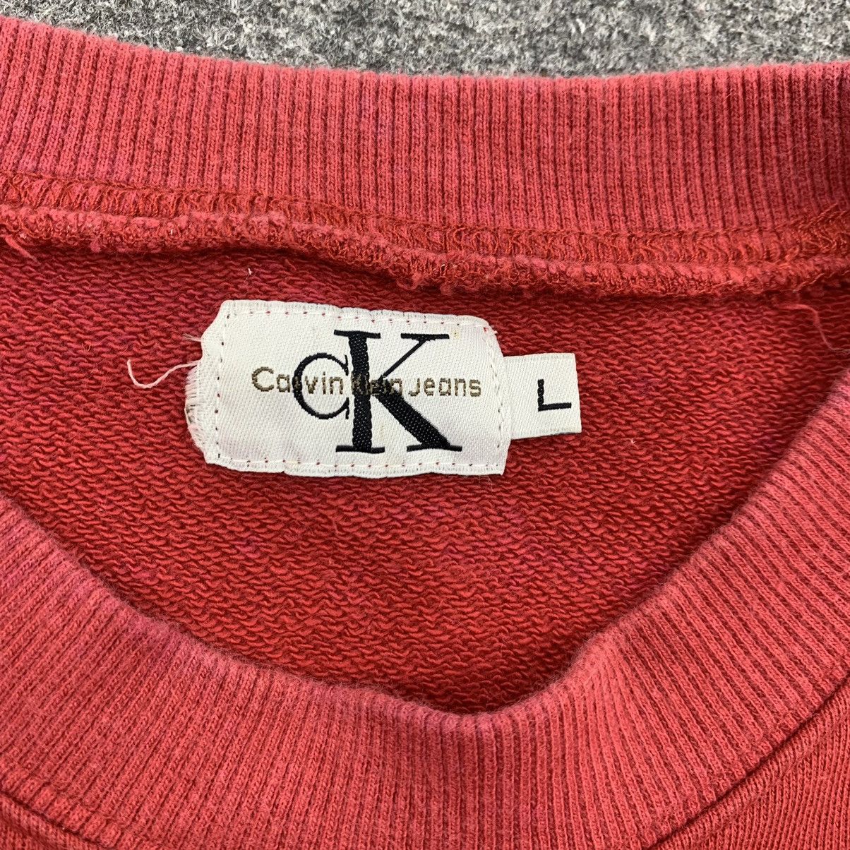 Calvin Klein × Vintage Vintage 90’s Calvin Klein Big Logo Sweatshirts Size US L / EU 52-54 / 3 - 5 Thumbnail