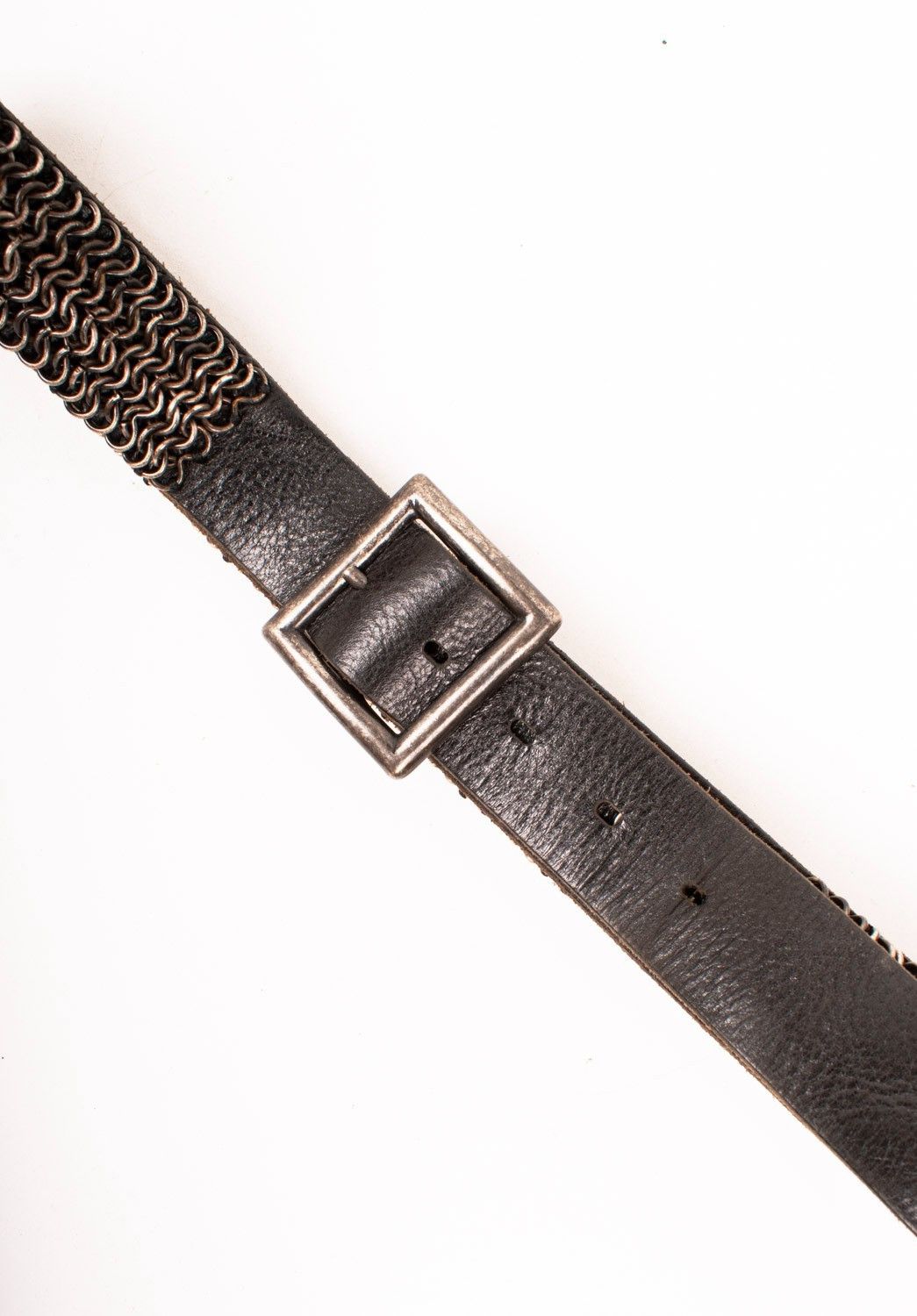 Hollywood Trading Company HTC Hollywood Trading Company Metal Men Leather Belt 95 Size 38 - 2 Thumbnail