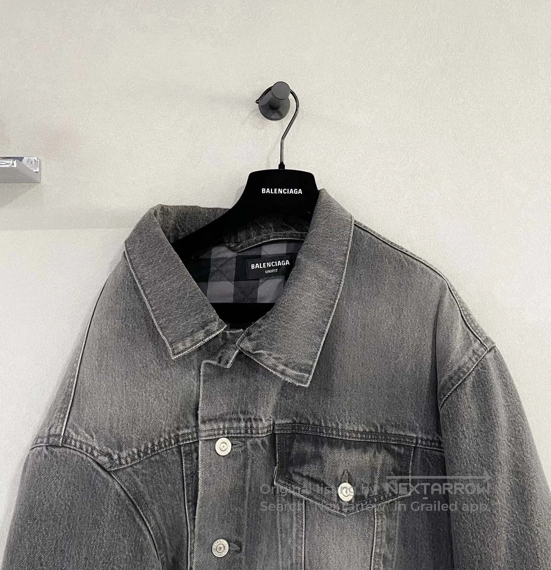 Balenciaga Balenciaga Irregular Denim Jacket. Size US XS / EU 42 / 0 - 3 Thumbnail