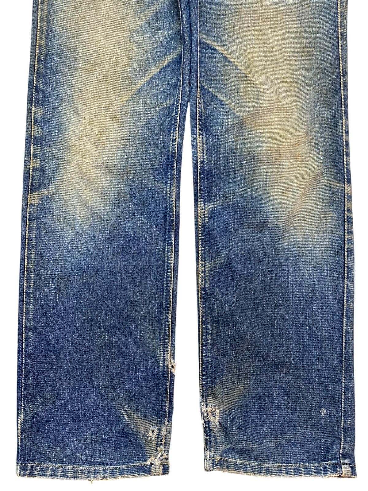 Lee Vintage Lee Riders Mud Wash Distressed Loose Jeans Size US 30 / EU 46 - 5 Thumbnail