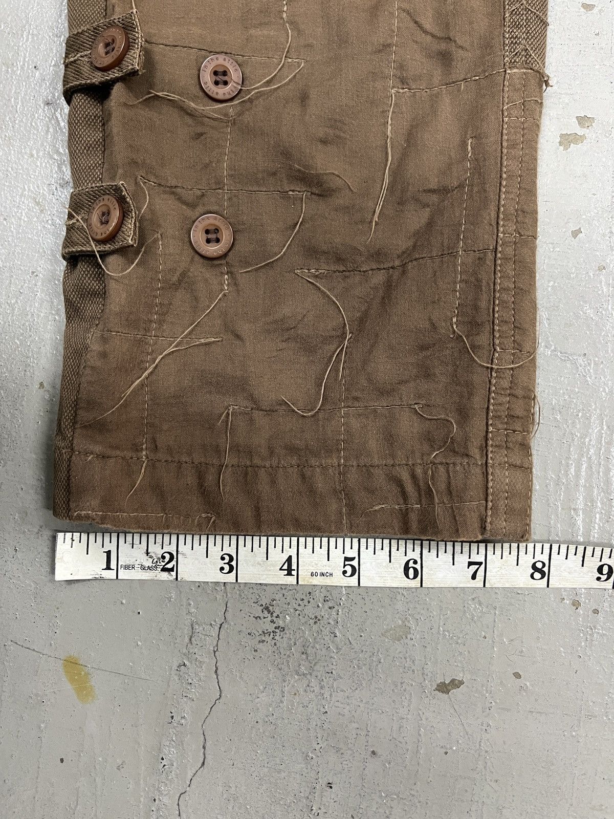 Greg Lauren In The Attic Bondage Cargo Hemp Patchwork Greg Lauren Style Size US 33 - 14 Thumbnail