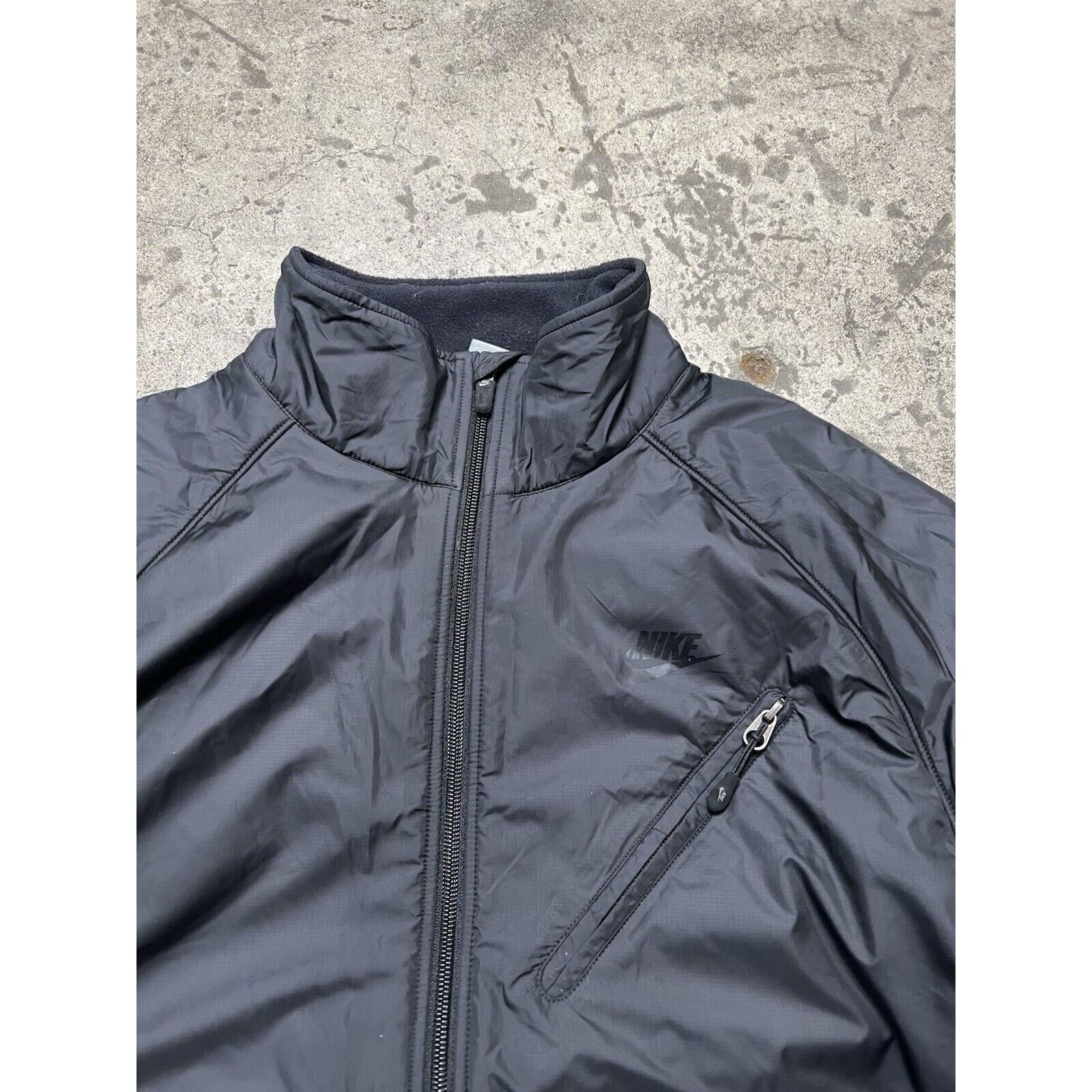 Nike 2008 Nike Black Fleece Zip Up Jacket 266006-010 Men’s Size L Size US L / EU 52-54 / 3 - 2 Thumbnail