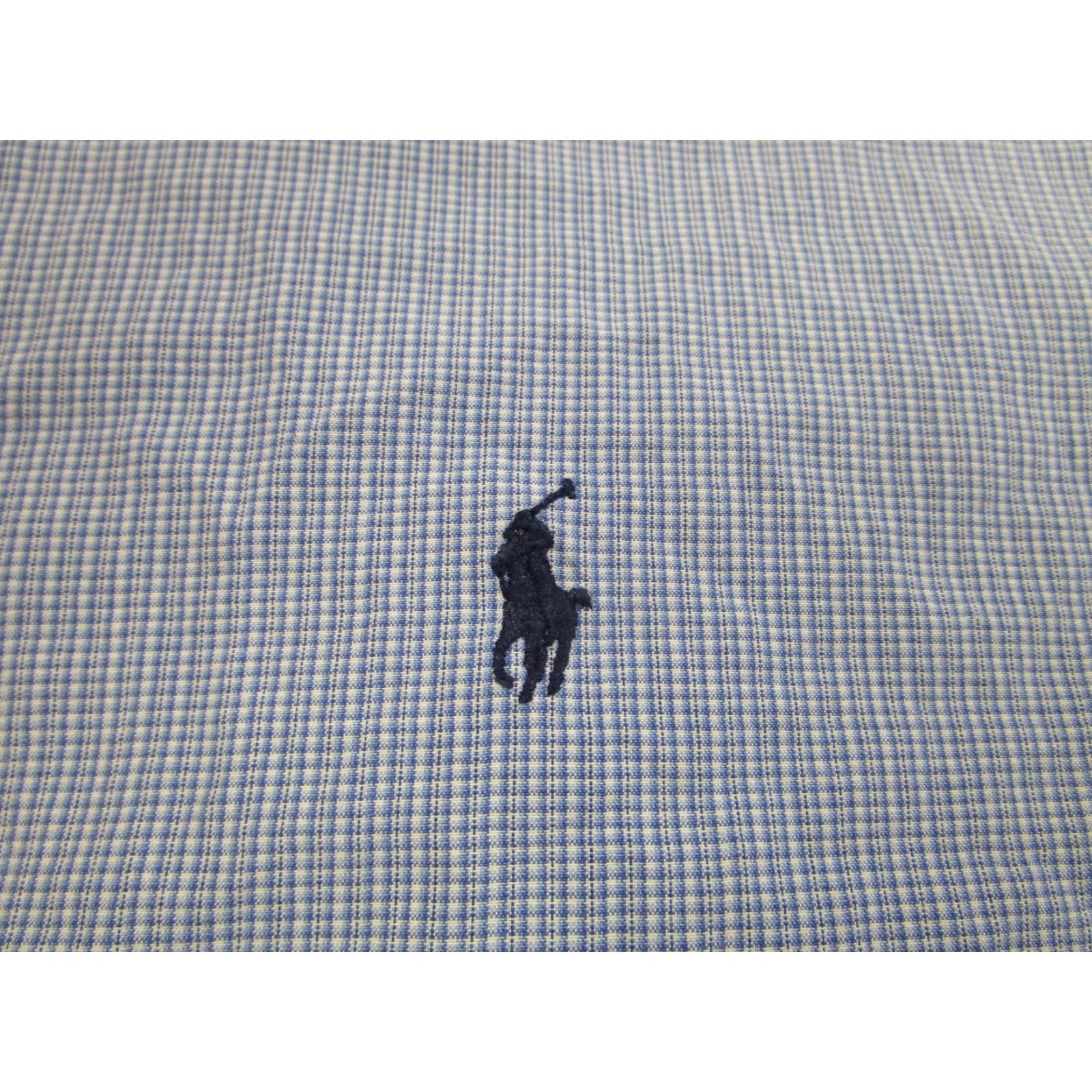 Ralph Lauren VINTAGE Ralph Lauren Shirt Mens XL Long Sleeve Blue Plaid Button-Down Polo Logo Classic Fit Office & Casual Size US XL / EU 56 / 4 - 4 Thumbnail