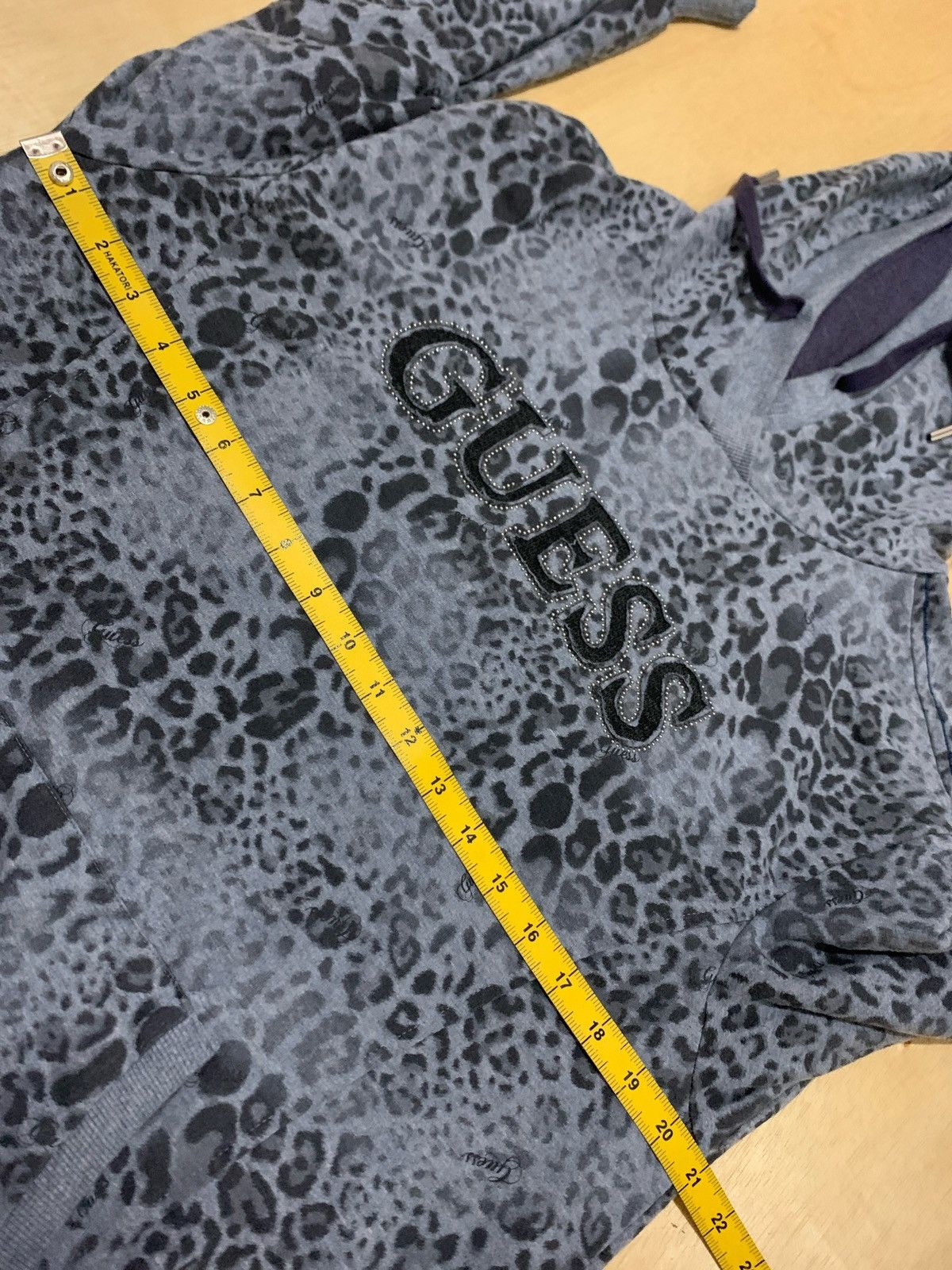 Guess × Japanese Brand Guess Leopard Style Hoodie Size US M / EU 48-50 / 2 - 10 Thumbnail