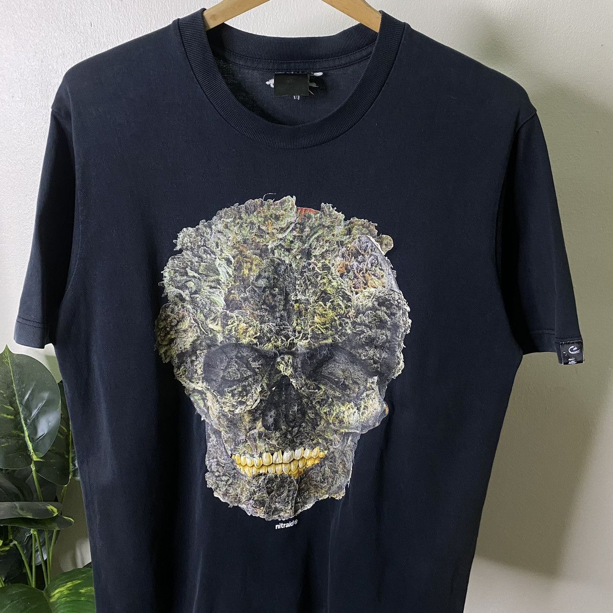 Japanese Brand × Nitraid Vintage Nitraid Japanese Streetwear Skull Faded Black Tee Size US L / EU 52-54 / 3 - 2 Thumbnail