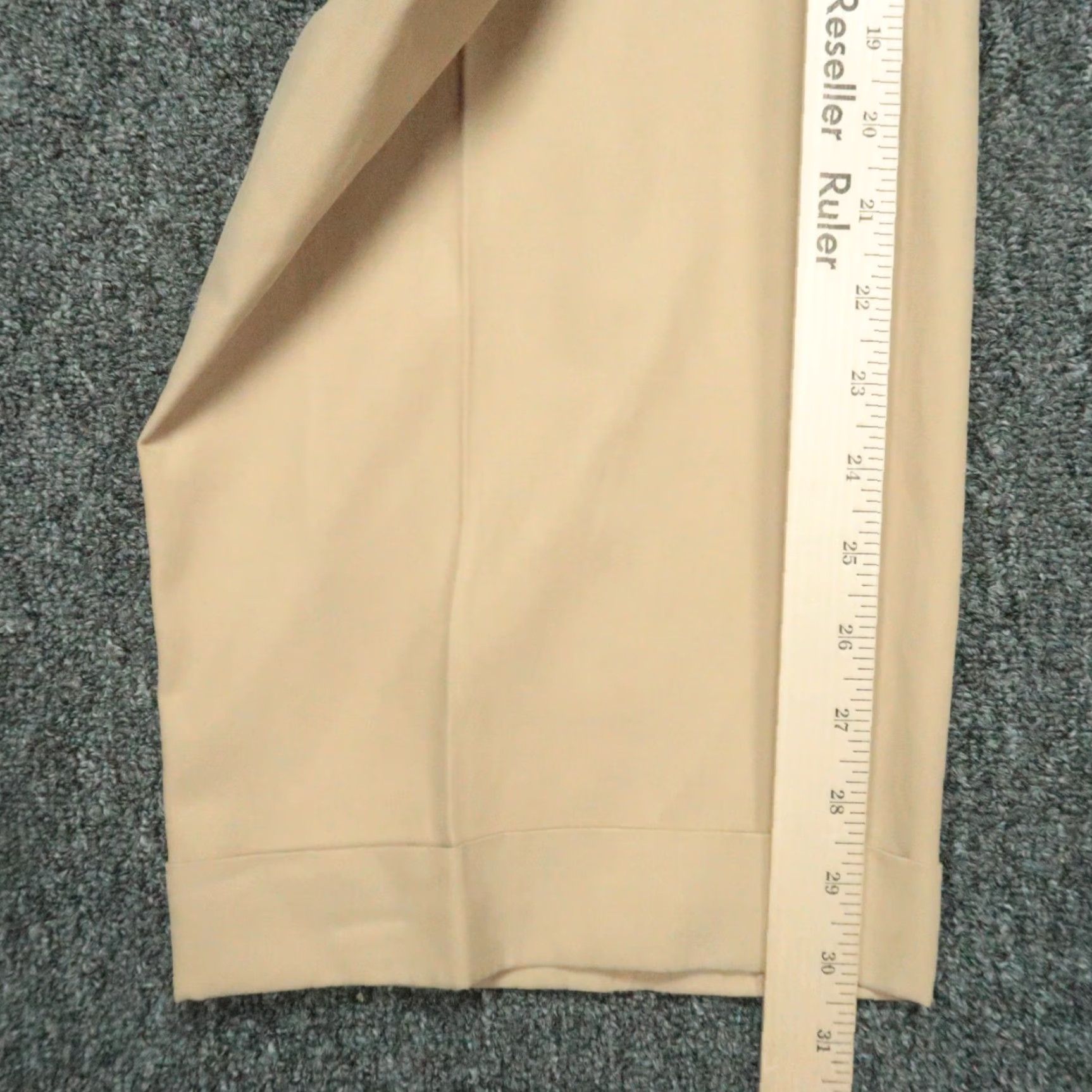 Polo Ralph Lauren VINTAGE Polo Ralph Lauren Pants Men 42x30 Khaki Tan Silk Cotton Pleated Cuffed Size US XL / EU 56 / 4 - 7 Thumbnail
