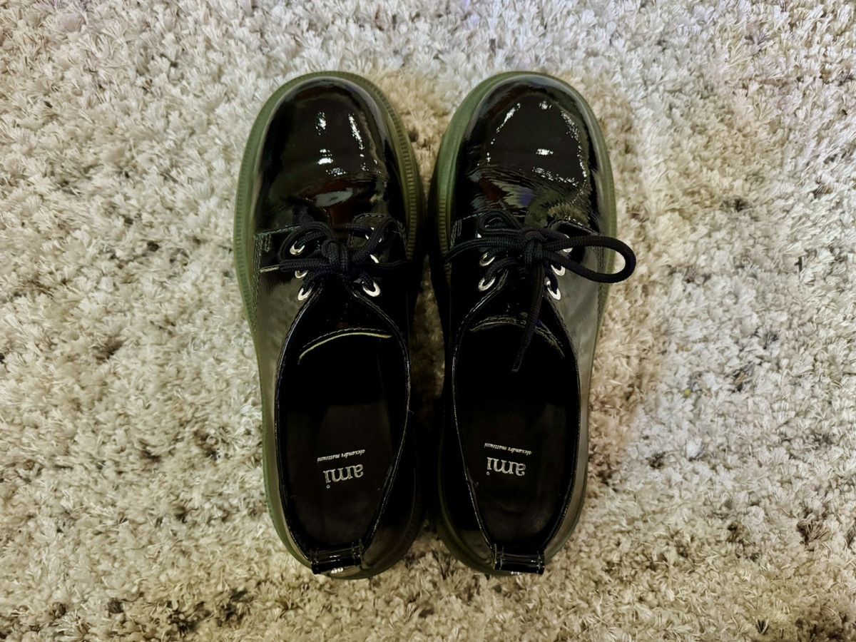 AMI AMI Black/Green Lug Sole Derby - Size 46 Size US 13 / EU 46 - 2 Thumbnail
