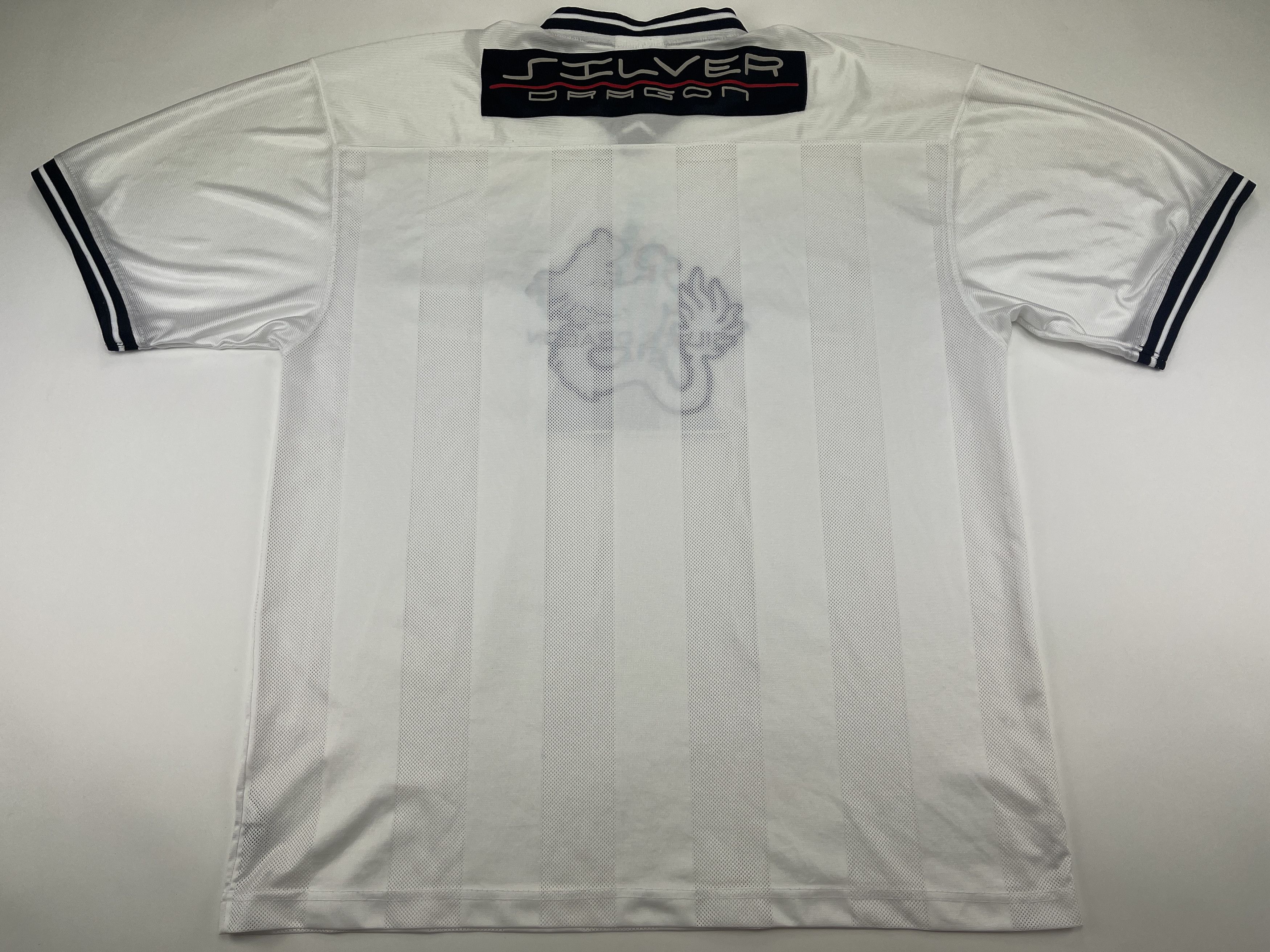 Vintage Silver Dragon jersey, white, vintage hip hop t-shirt 90s XXL Size US XXL / EU 58 / 5 - 3 Thumbnail