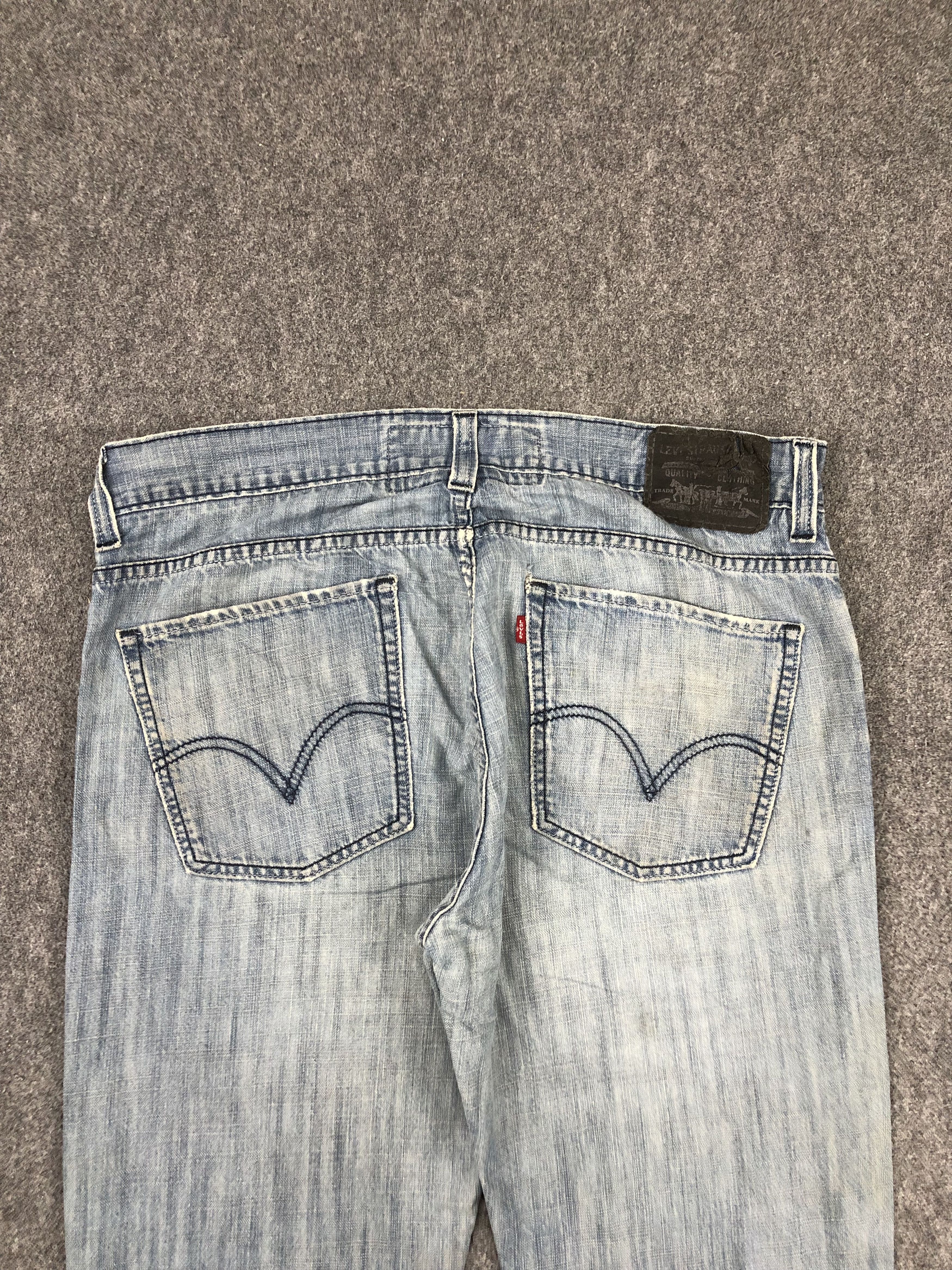 Levi's Vintage Distressed Levis 511 Light Washed Jeans DPP0253 Size US 36 / EU 52 - 4 Thumbnail