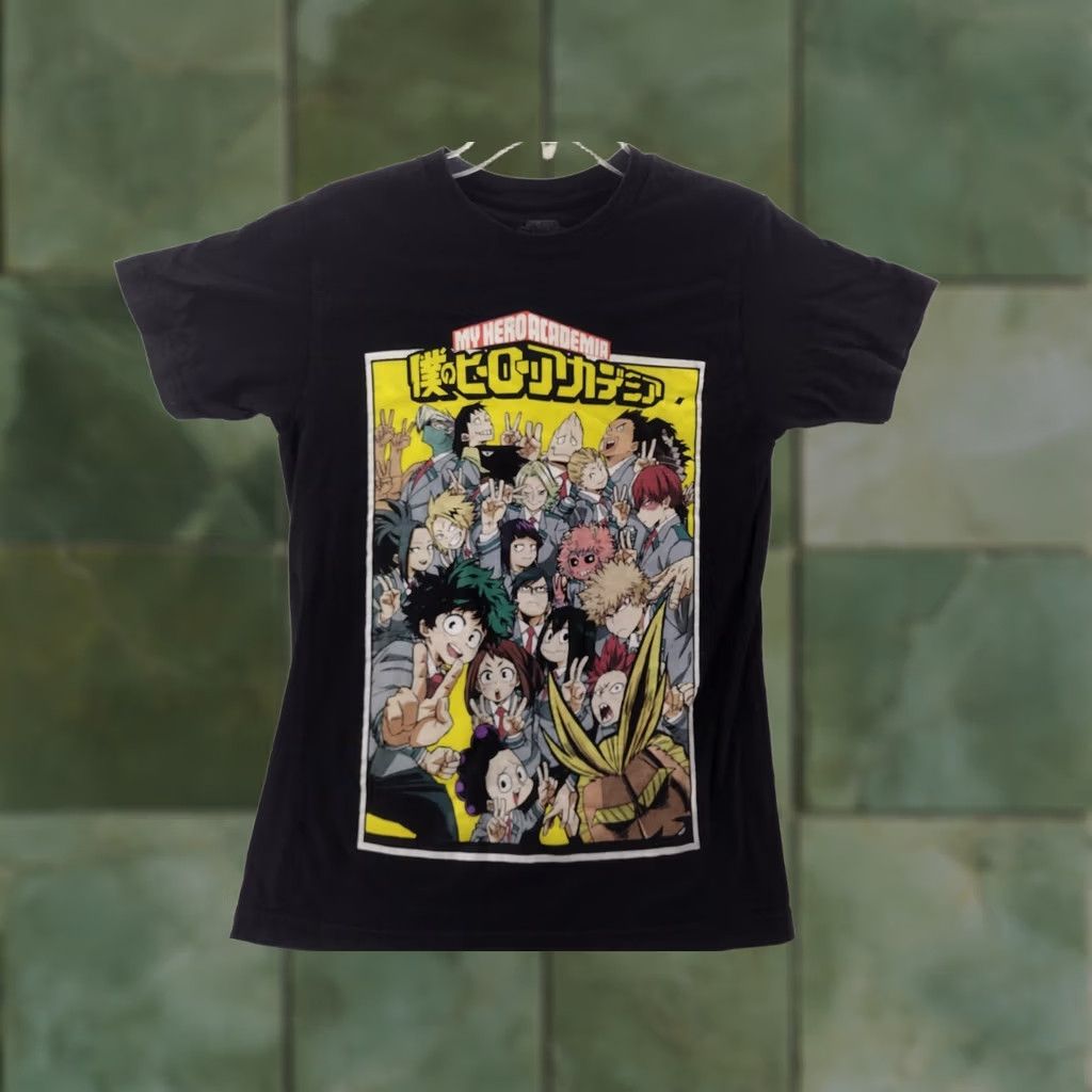 Vintage Funimation My Hero Academia Shirt Mens Small Black Graphic Print Short Sleeve Size US S / EU 44-46 / 1 - 1 Thumbnail