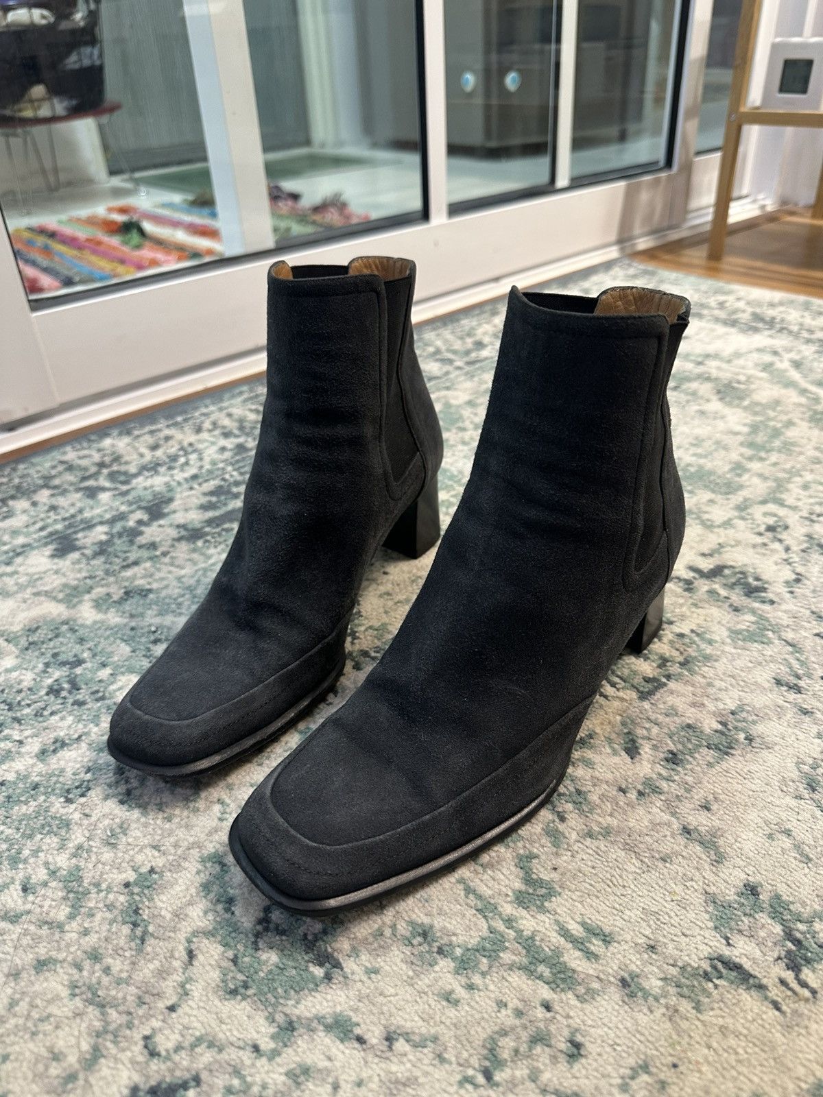 Hermes Hermes Leather Suede Ankle Boots Womens Size 36.5 Authentic Size US 6.5 / IT 36.5 - 2 Thumbnail