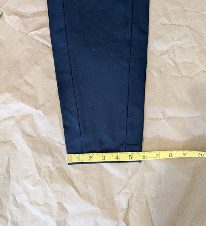 Banana Republic navy Devon stretch skinny ankle size 14 pants Size 36" / US 14 / IT 50 - 4 Thumbnail