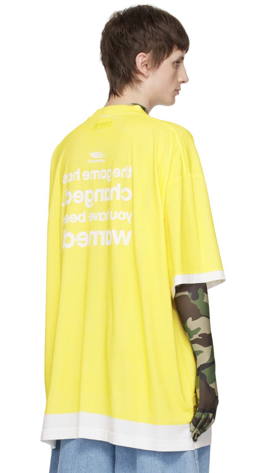 Vetements VETEMENTS 👾⚡️Yellow Game Changing T-shirt *LIMITED EDITION* Size US M / EU 48-50 / 2 - 4 Thumbnail