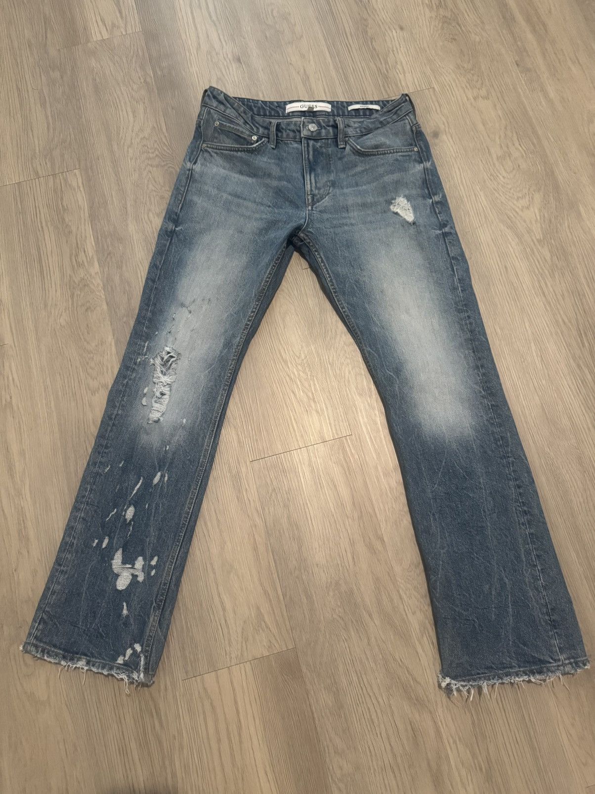 Guess Vintage Guess Men’s Boot Cut Jeans Size US 31 - 1 Thumbnail