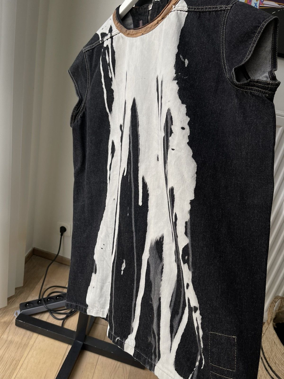 Rick Owens × Rick Owens Drkshdw Rick Owens Drkshdw Mastodon FW16 Bleach/Vomit Denim Top Size US M / EU 48-50 / 2 - 3 Thumbnail