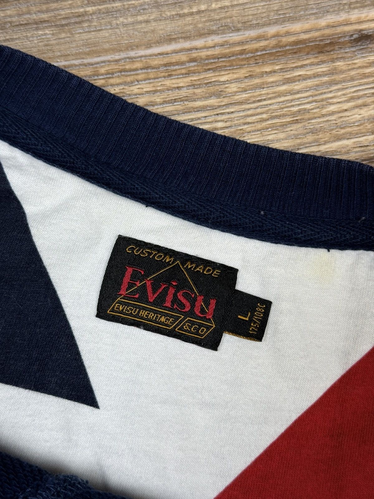 Evisu Mens Evisu Big Logo Japanese Blue Cotton Sweatshirt Size L Size US L / EU 52-54 / 3 - 9 Thumbnail