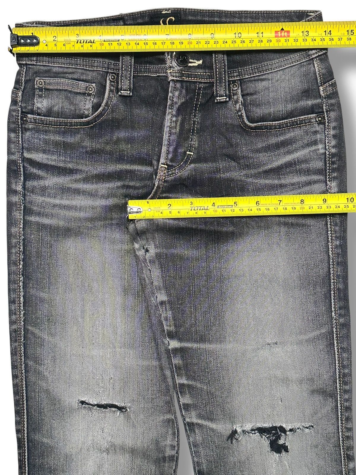 Edwin Something x Edwin Vienus Jean Vintage Distressed Bootcut Size US 28 / EU 44 - 17 Thumbnail