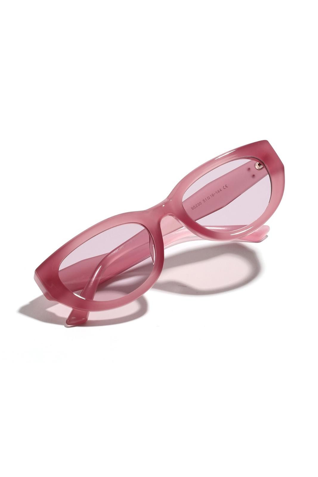 Japanese Brand Vintage Y2k Avant Garde Cat Eye Pink Sunglasses Unisex OS Size ONE SIZE - 2 Thumbnail
