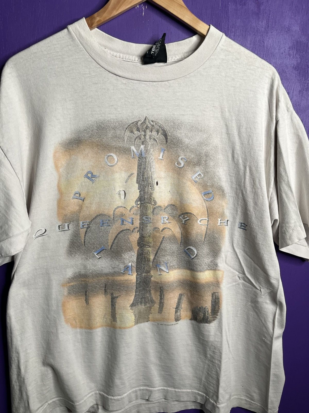Band Tees × Vintage Vintage 1994 Queensrÿche promise land tour tee Size US XL / EU 56 / 4 - 3 Thumbnail