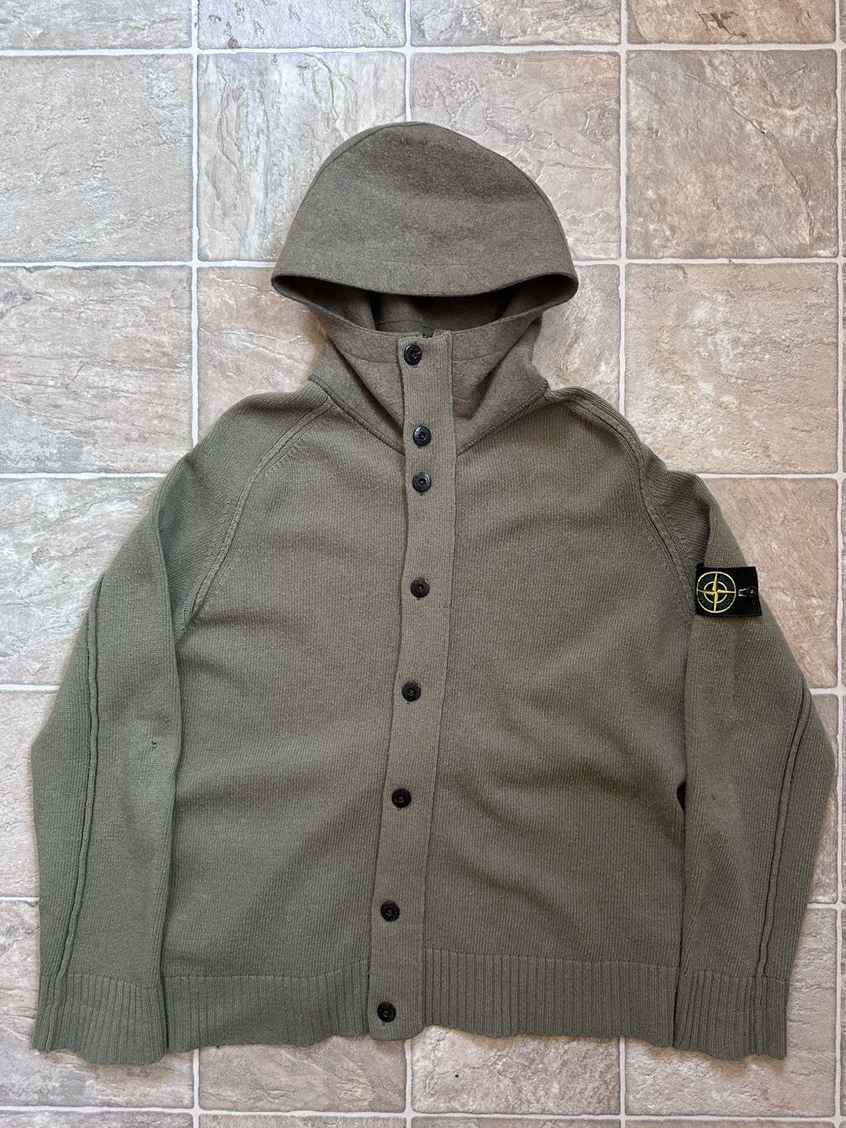 Stone Island A/W 2006 STONE ISLAND FULL ZIP BUTTON UP HOODED Stone Island A/W 2006 STONE ISLAND FULL ZIP BUTTON UP HOODED