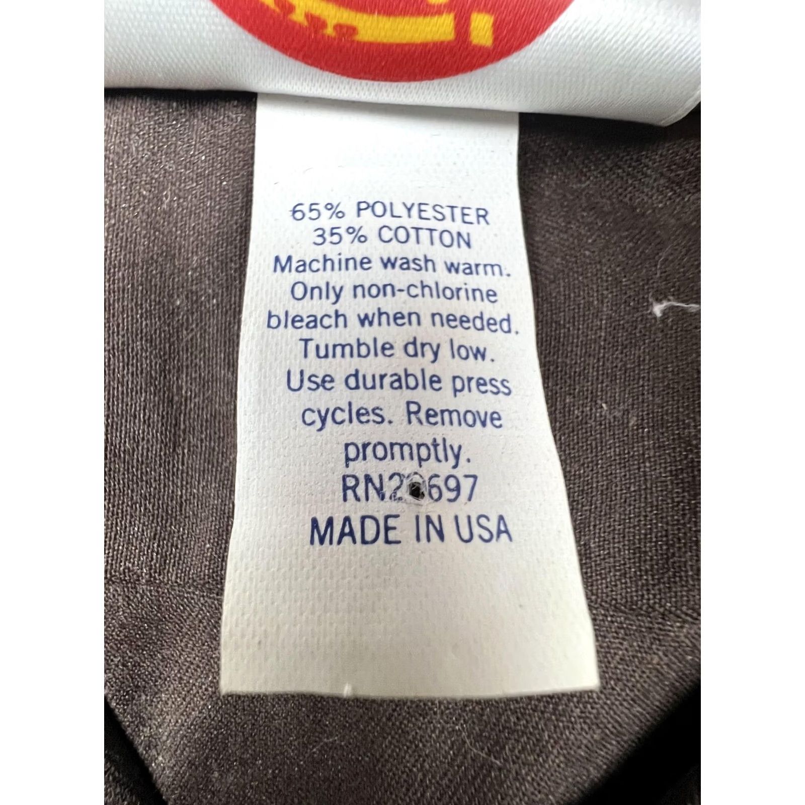 Dickies VINTAGE Dickies Shirt Mens 2XL Brown Long Sleeve Work Twill Button Up USA Size US XXL / EU 58 / 5 - 3 Thumbnail