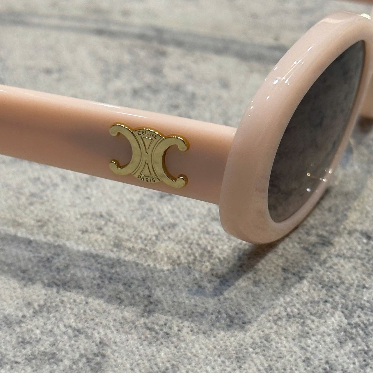 Celine CELINE Triomphe 40194U_74B Oval Sunglasses Size ONE SIZE - 3 Thumbnail