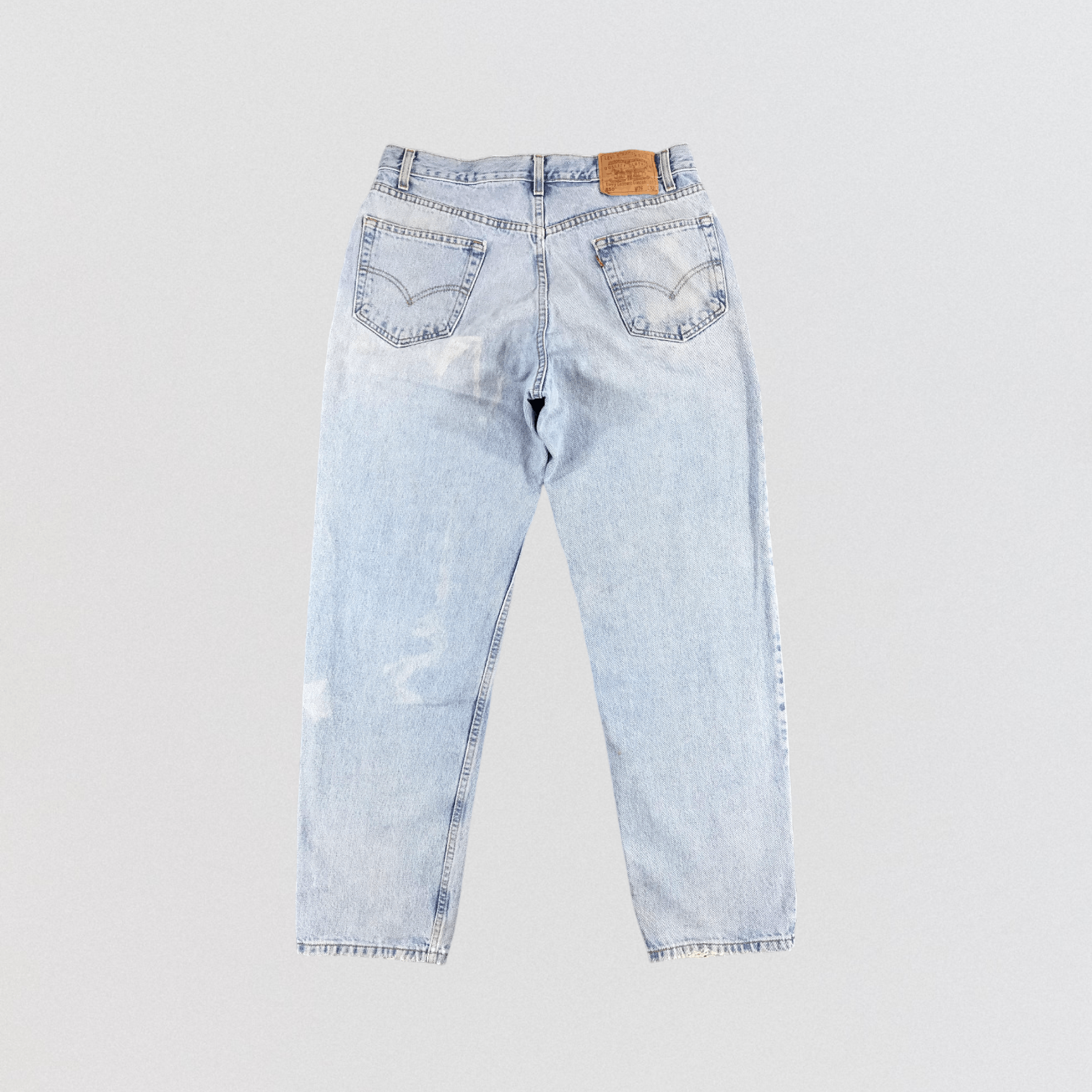 Levi's × Vintage 90s Vintage Light Wash Levis 550 Jeans-JM1708 Size US 35 - 2 Thumbnail