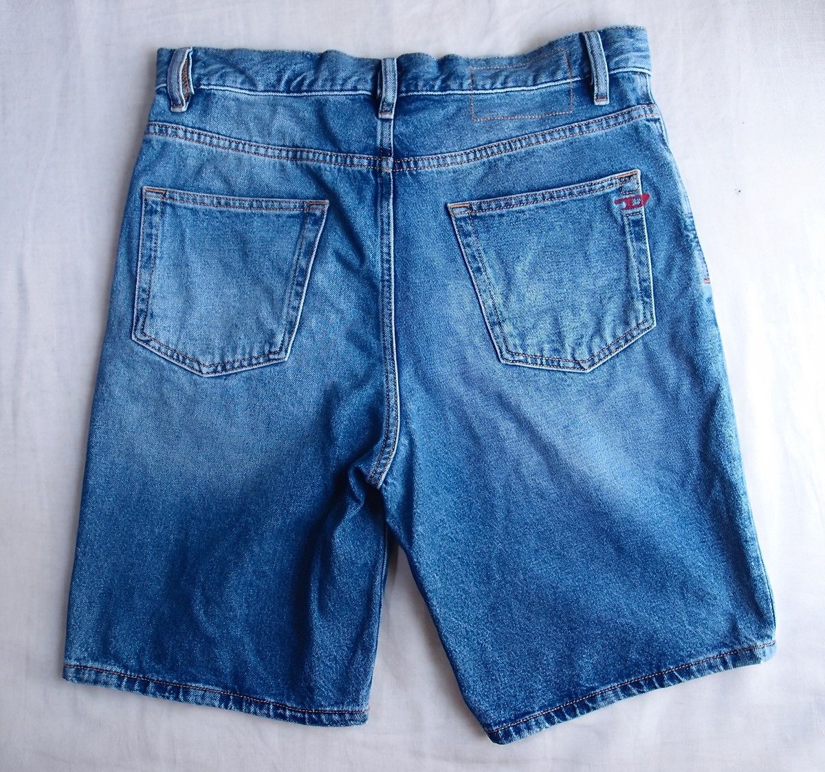 Diesel DIESEL D-STRUKT-SHORT Washed Denim Shorts Size 30 Size US 30 / EU 46 - 2 Thumbnail