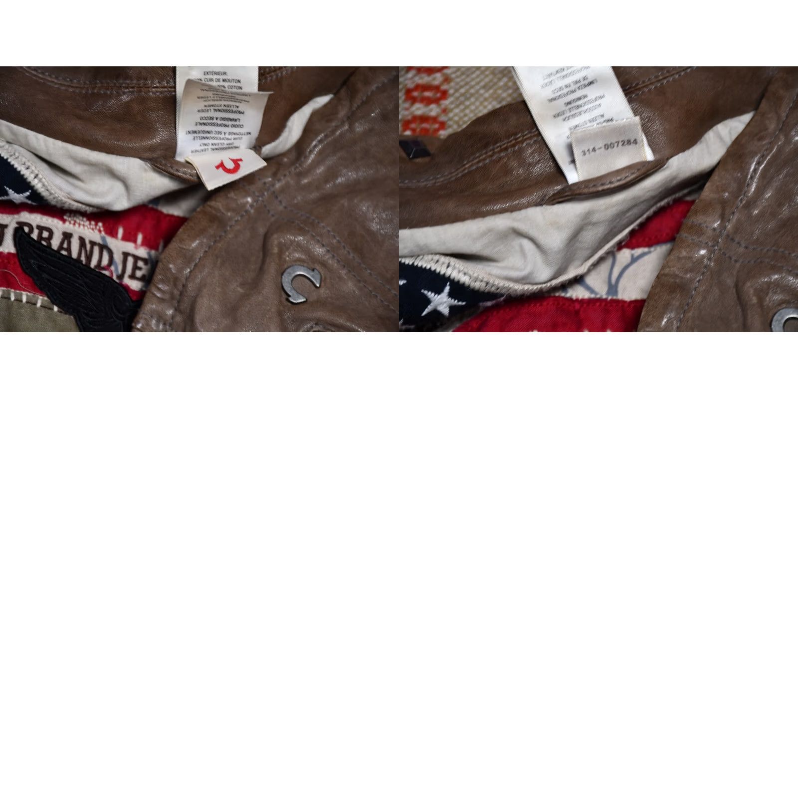 True Religion TRUE RELIGION Jacket Men Biker Leather 3XL Studded Brown Size 3XL Regular Jacket Mens Leather Biker 3XL Brown Studded False content removed Size US XXL / EU 58 / 5 - 10 Thumbnail