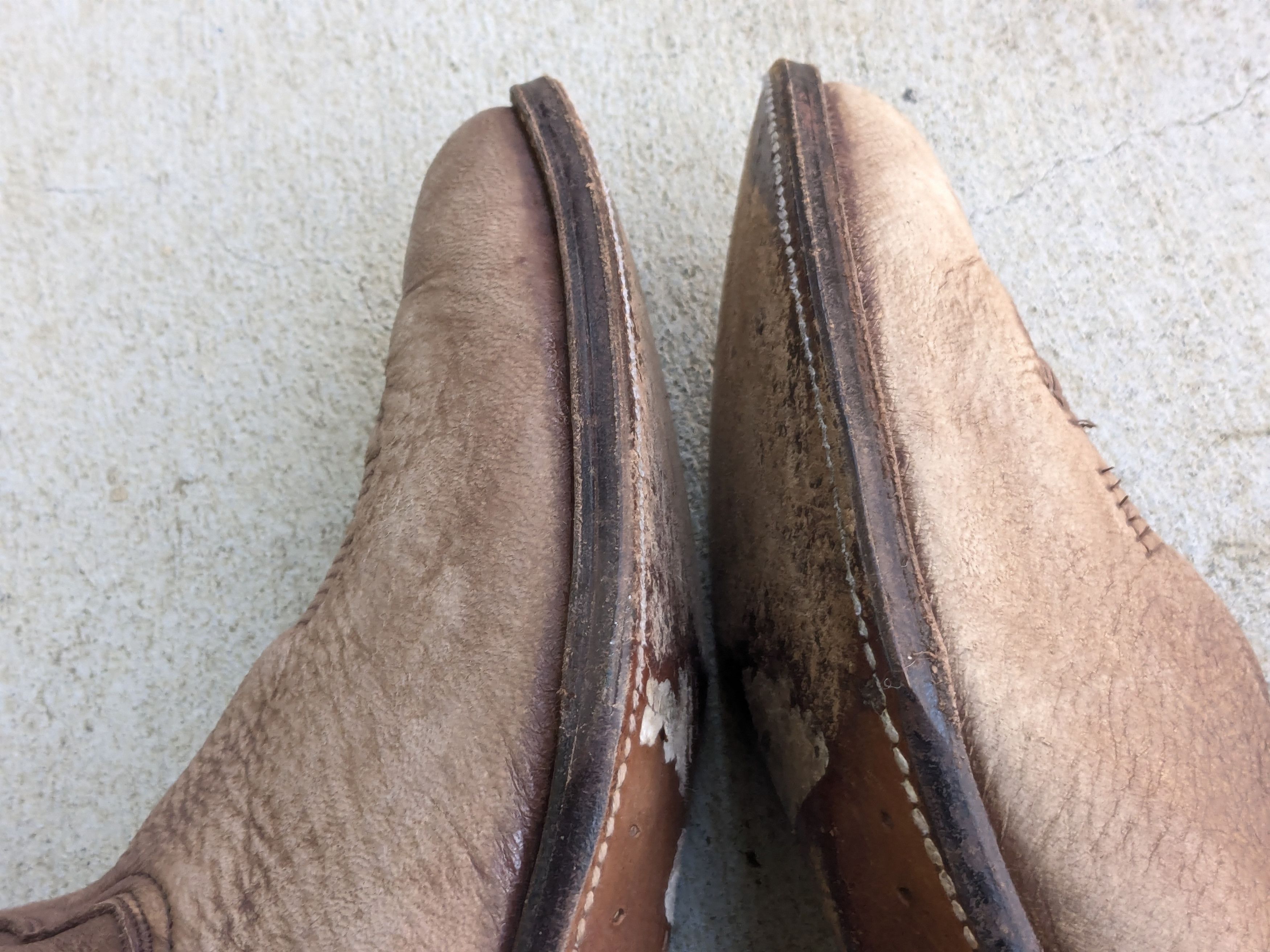 Genuine Leather × Vintage Abilene Cowboy Boots Brown Suede 11.5 D Americana Size US 11.5 / EU 44-45 - 8 Thumbnail
