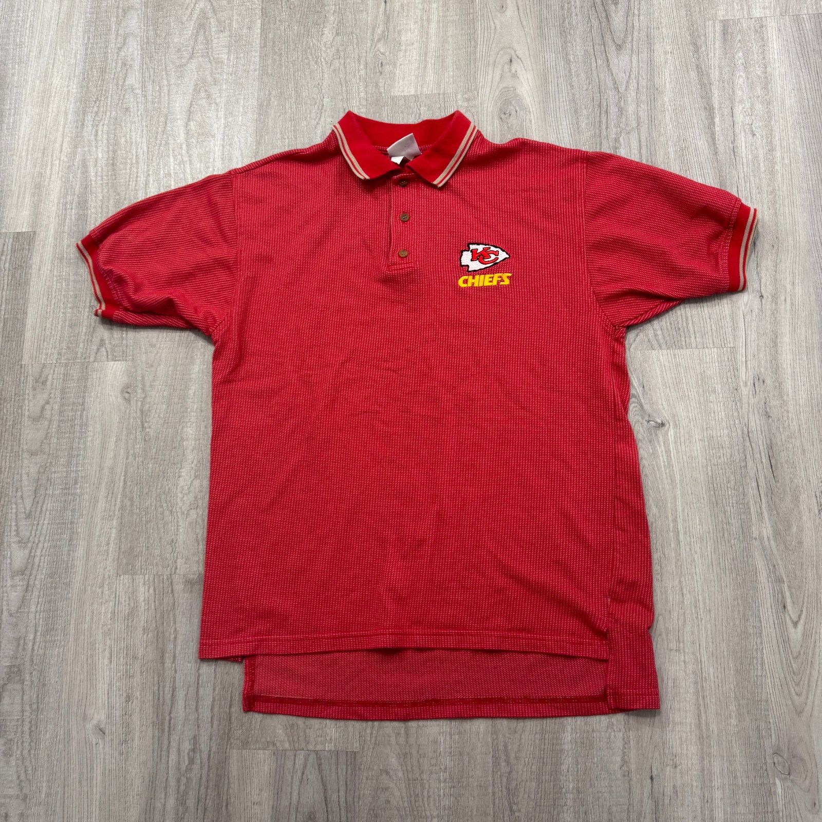 Vintage Vintage Kansas City Chiefs Polo Shirt Men's Medium Red Size US M / EU 48-50 / 2 - 1 Thumbnail