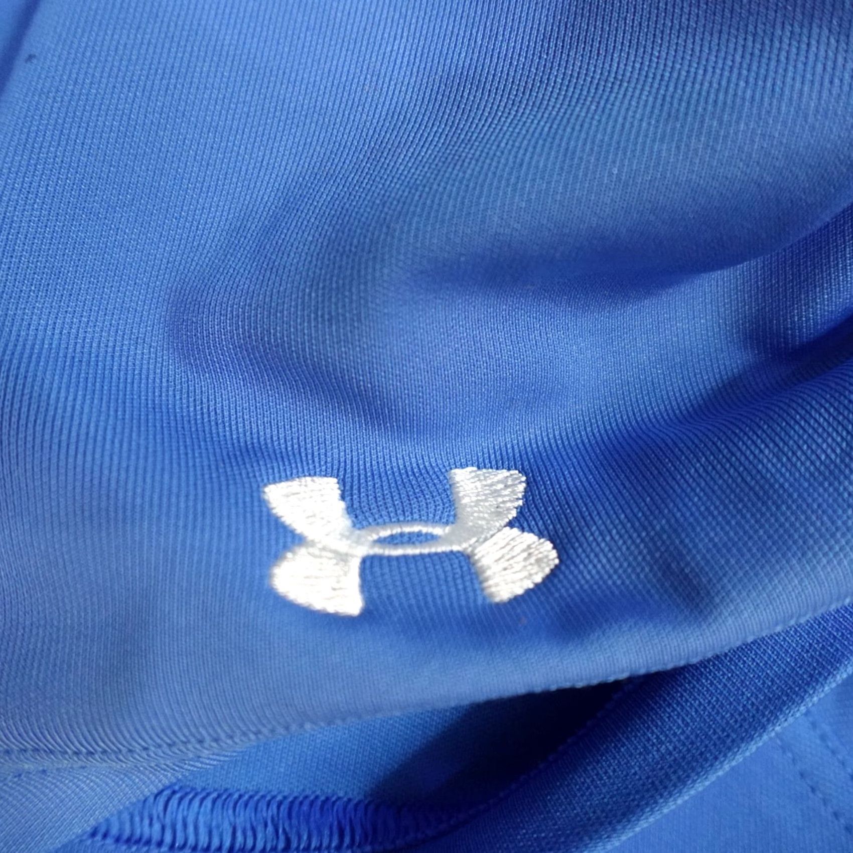 Under Armour Under Armour Polo Shirt Mens 2XL Blue Solid Performance Embroidered Golf Shirt Size US XXL / EU 58 / 5 - 4 Thumbnail
