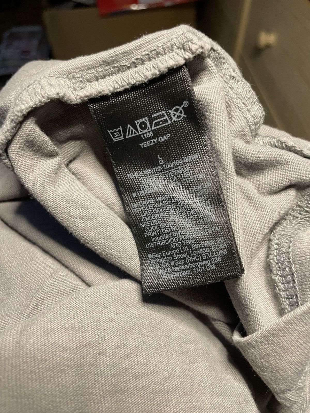 Gap × Yeezy Yeezy Gap Grey Tee Size US L / EU 52-54 / 3 - 3 Thumbnail
