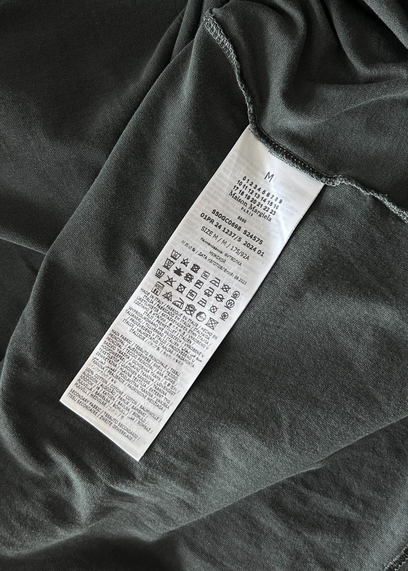 Maison Margiela Maison Margiela Wash and make old printed T-shirts 2501-Nex Size US M / EU 48-50 / 2 - 2 Thumbnail
