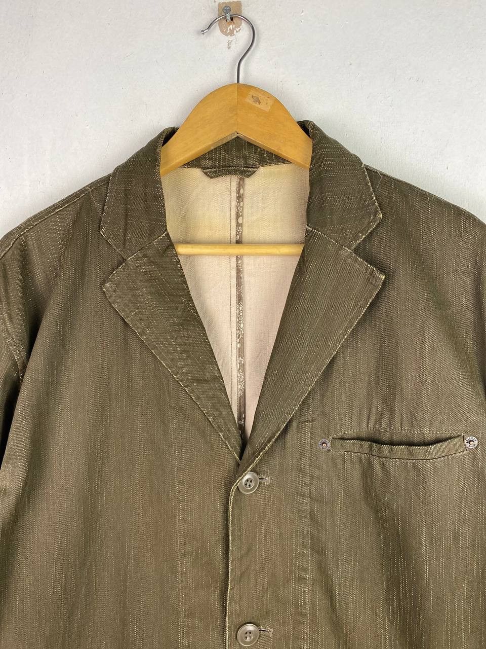 Smith's American vintage smiths american waxed denim jacket distressed Size US L / EU 52-54 / 3 - 2 Thumbnail