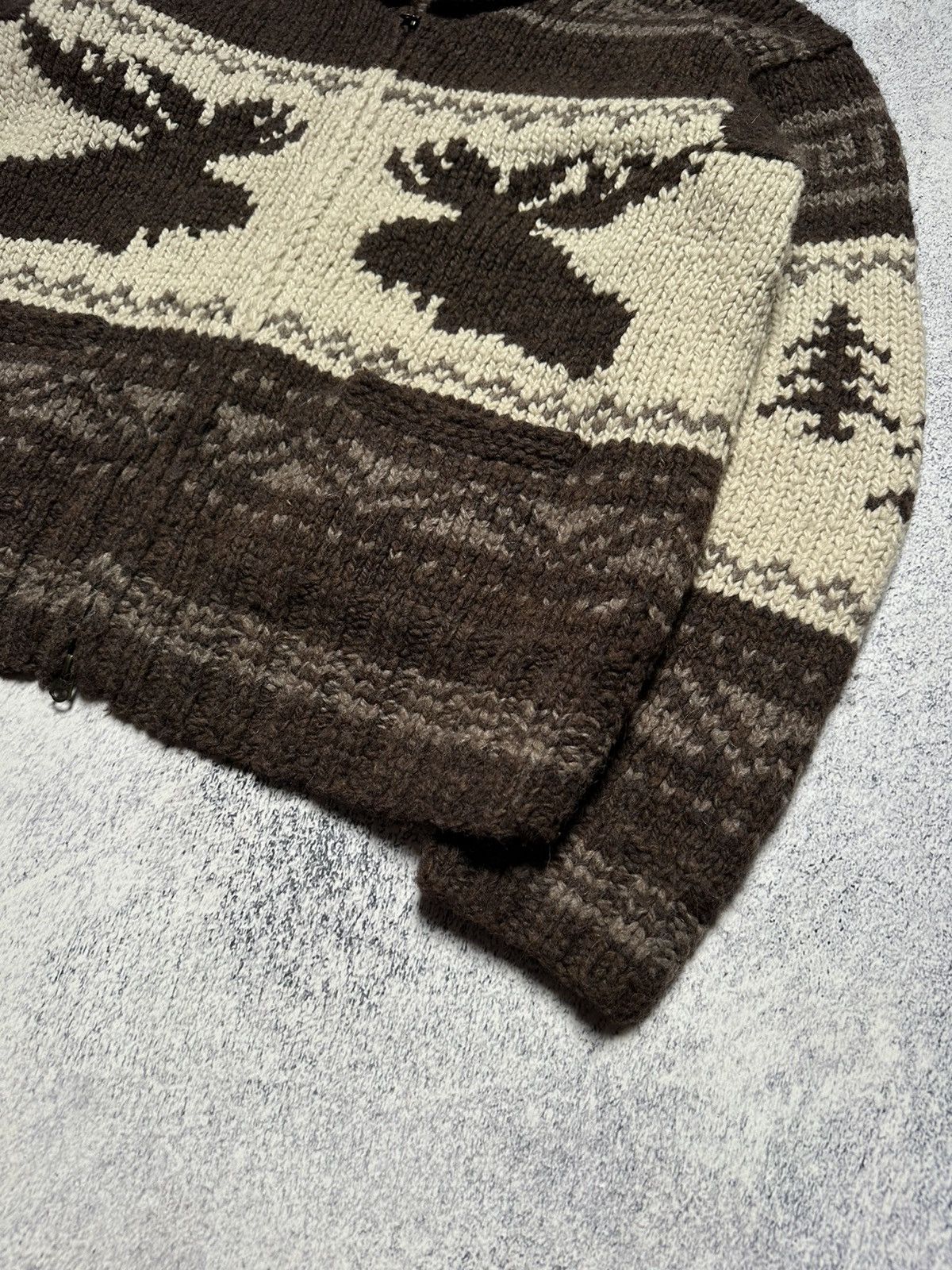 Polo Ralph Lauren Very Rare RRL Polo Ralph Lauren Hand Knit Covichan Sweater Size US M / EU 48-50 / 2 - 6 Thumbnail