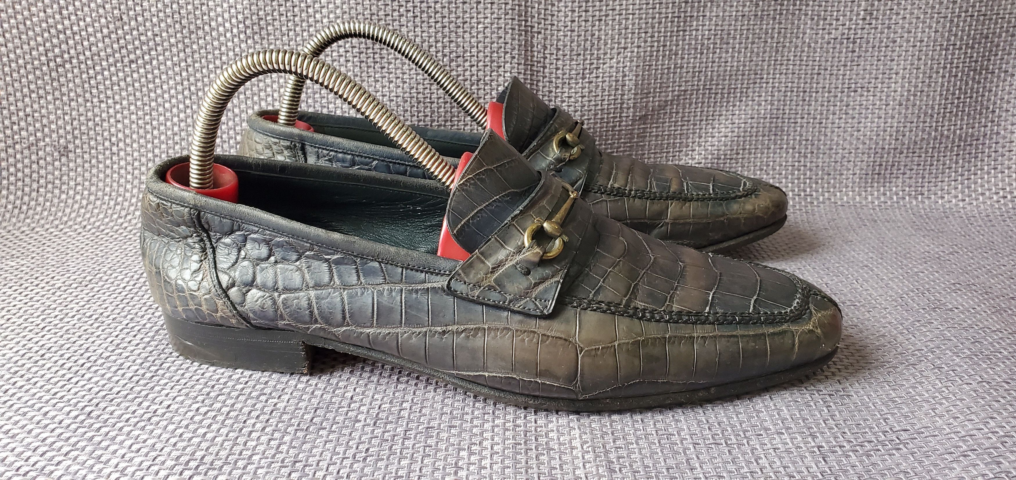 Other Vintage Crocodile Leather Loafers Size US 7.5 / EU 40-41 - 3 Thumbnail