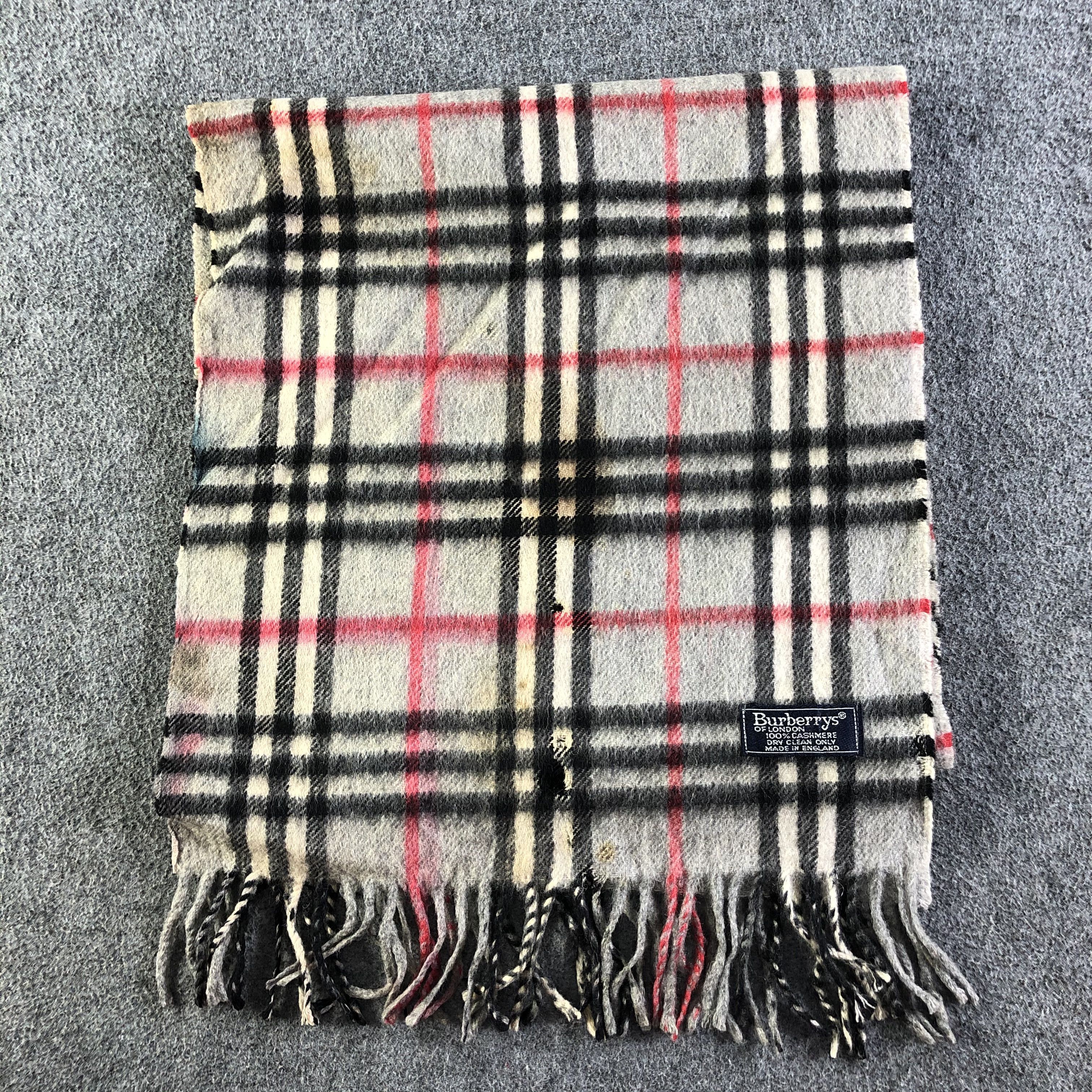 Burberry Burberry Cashmere Scarf / Muffler / Neckwear P589 Size ONE SIZE - 3 Thumbnail