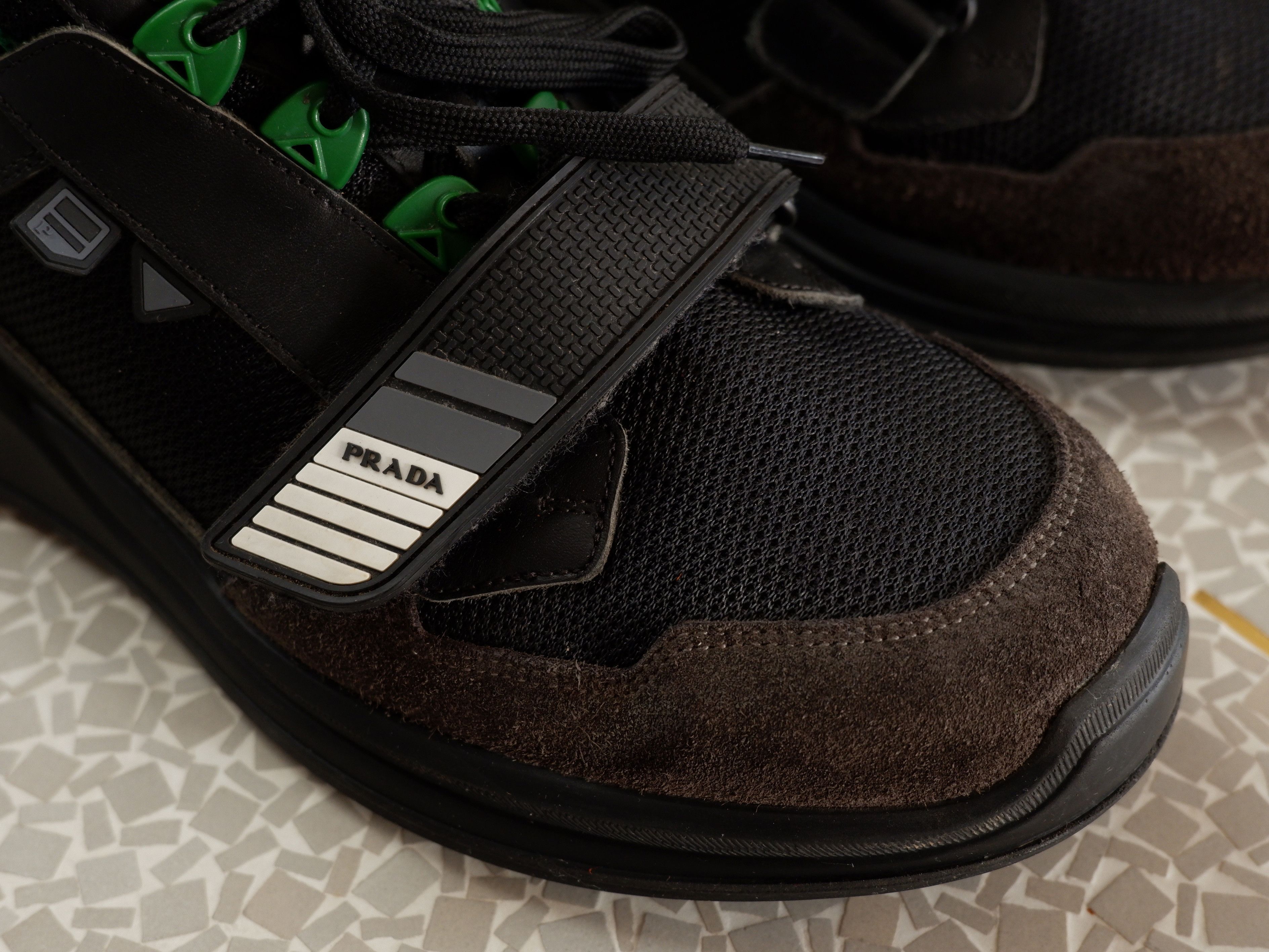 Prada Last drop! Prada mechano leather suede sneaker Size US 10.5 / EU 43-44 - 5 Thumbnail
