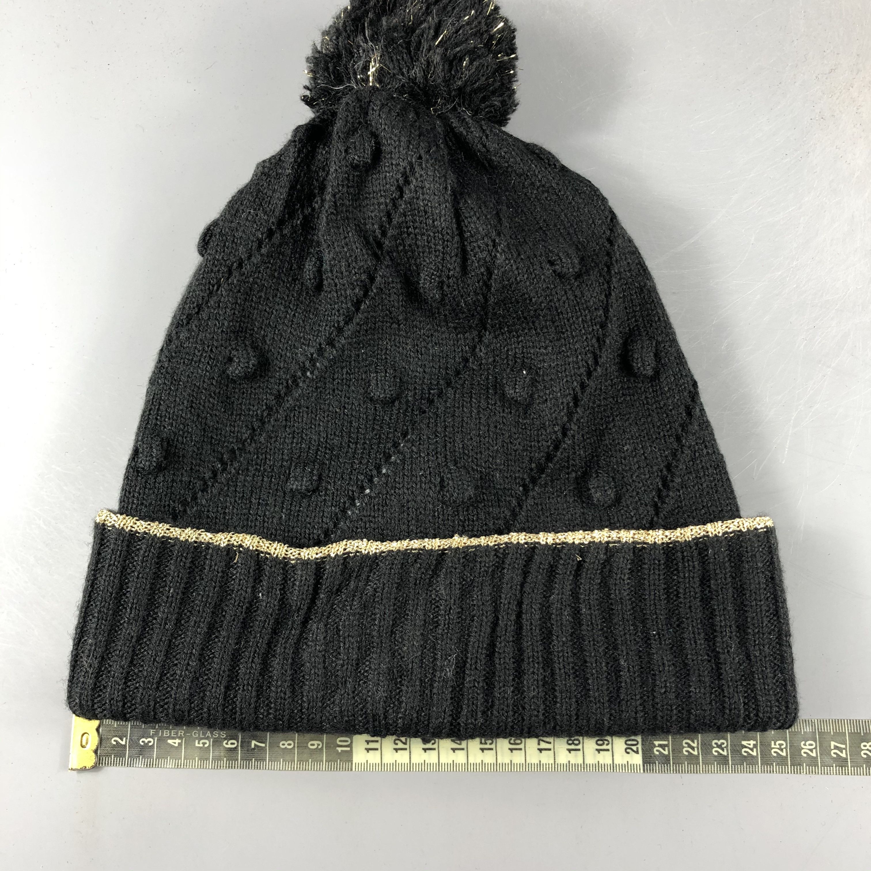 Ellesse × Vintage Ellesse Ribbed Beanie Snow Hat Snow Cap -D522 Size ONE SIZE - 3 Thumbnail